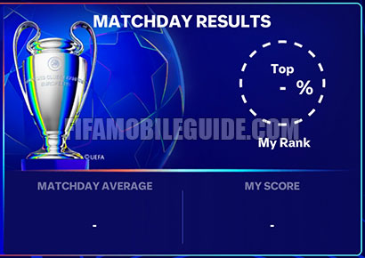 UEFA Primetime Matchday Results