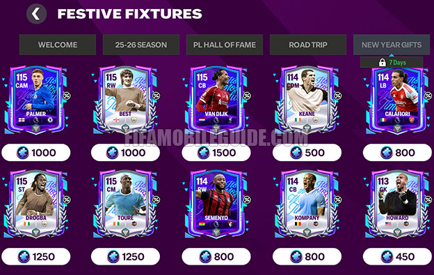 Festive Fixtures Week 2 Gallery Players