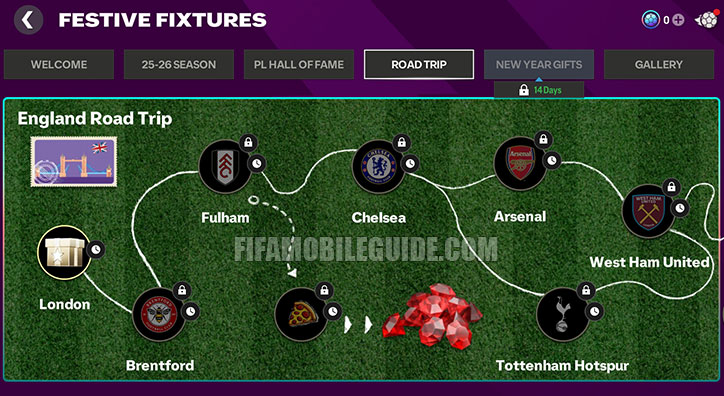 Festive Fixtures Road Trip Chapter
