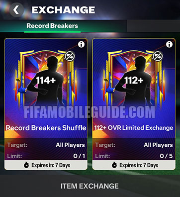 Record Breakers Exchange