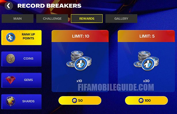 Record Breakers Rewards Chapter