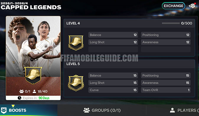 Capped Legends Badge