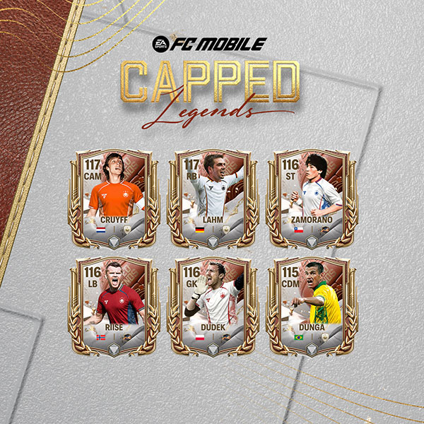 FC Mobile 26 Capped Legends Featured Players