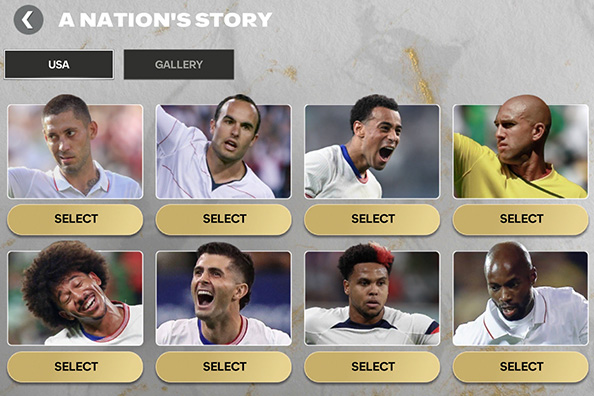 A Nation's Story USA: Guess the Player