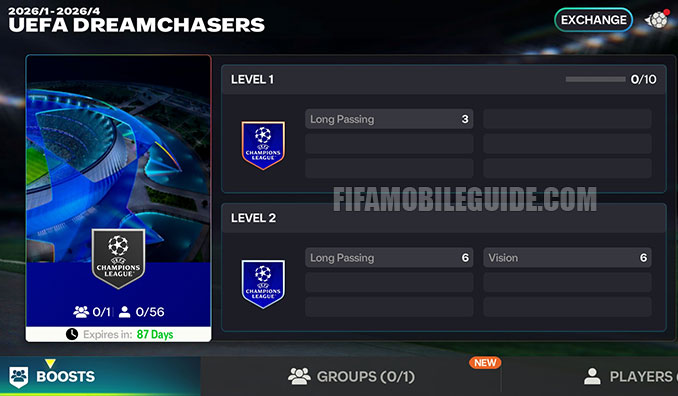 UEFA Dreamchasers Team Badge