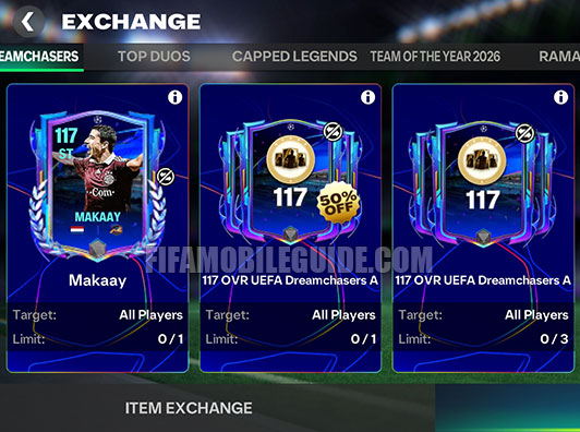 UEFA Dreamchasers Exchange