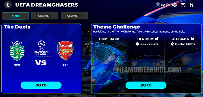 UEFA Dreamchasers Main Chapter