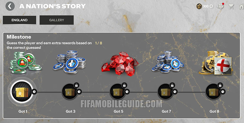 A Nation's Story England Milestone