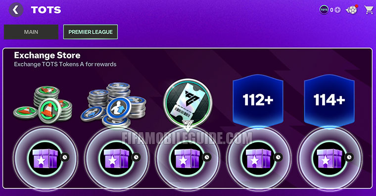 TOTS 26 Premier League: Exchange Store