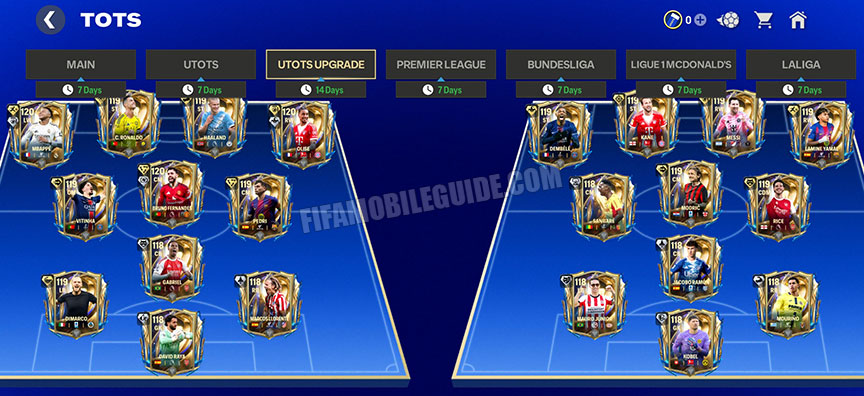 UTOTS 26 Upgrade