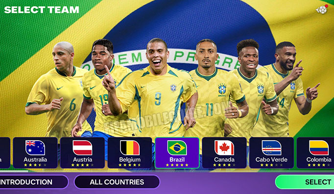 The World's Game Tournament: Brazil Team