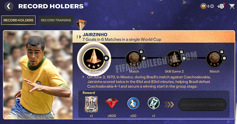 Record Holders Jairzinho Chapters