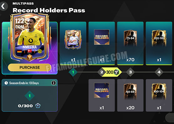 Record Holders Pass