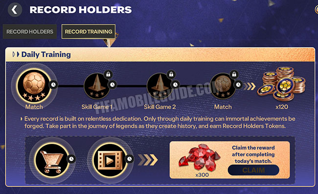 Record Holders Training