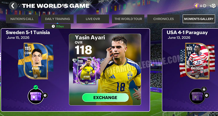 The World's Game Moments Gallery