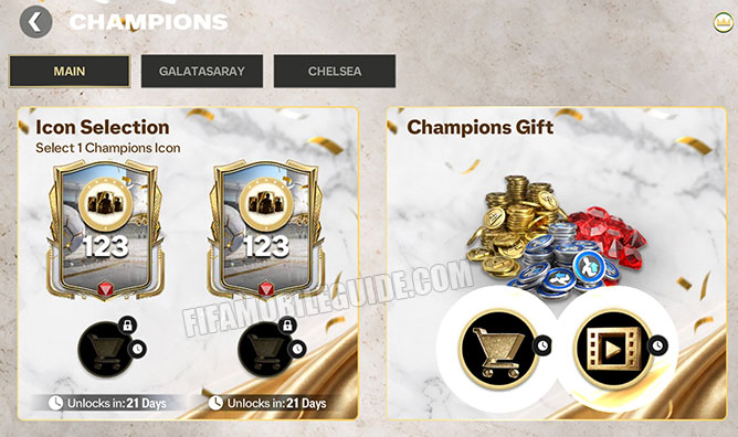 Champions Icons Reward