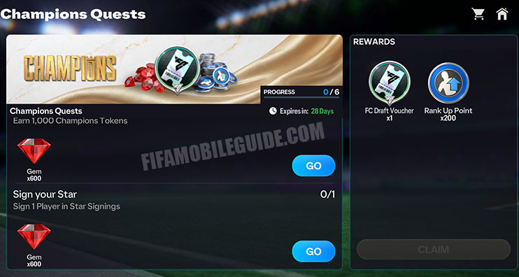 Champions Quests