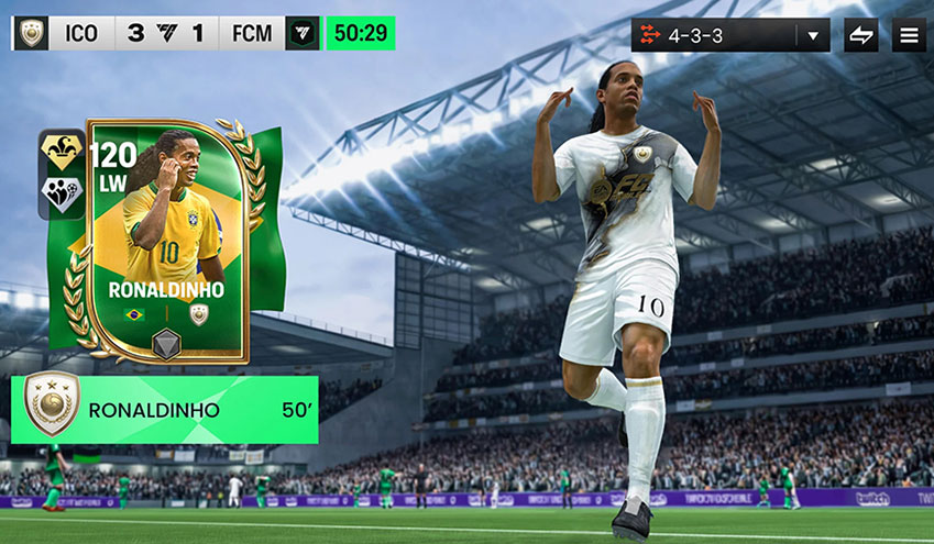 FC Mobile 27 Beta New Celebrations Display
