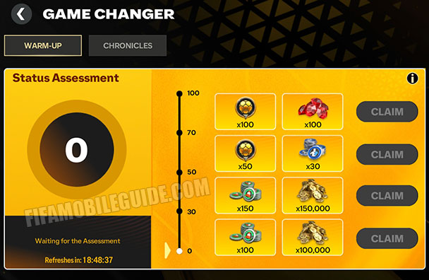 Game Changer Status Assessment