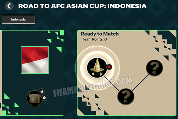 Road to Asian Cup Indonesia Skill Games and Matches