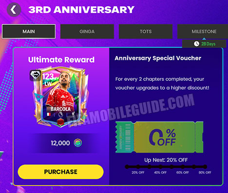 3rd Anniversary Main Chapter