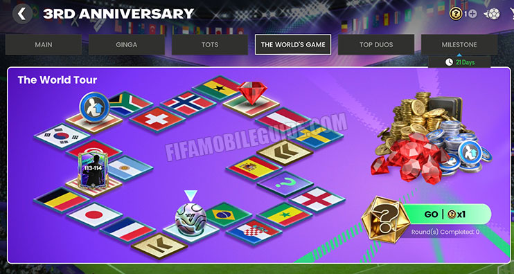 3rd Anniversary The World Game Tour
