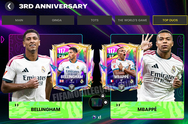 3rd Anniversary Top Duos Chapter