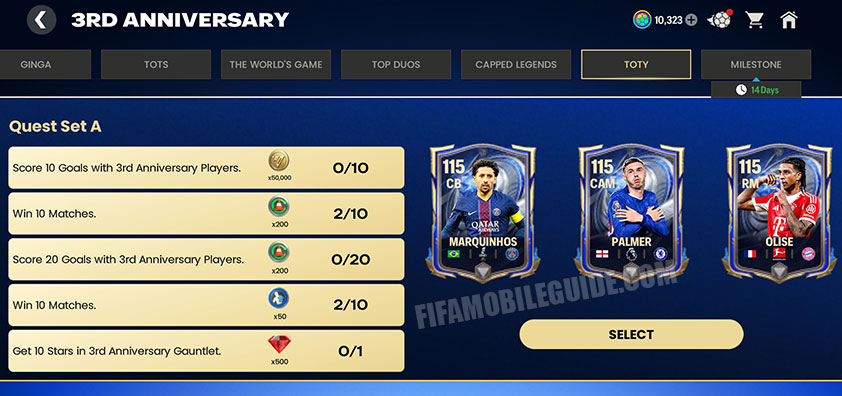 3rd Anniversary TOTY Chapter