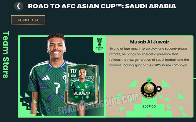 Road to Asian Cup Saudi Arabia Team Stars