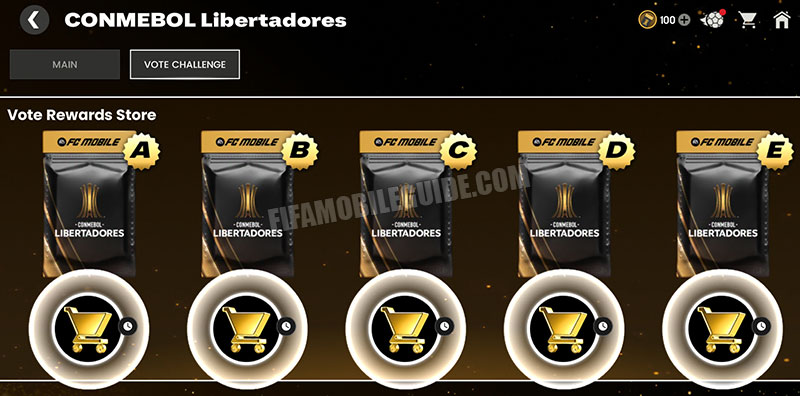 Conmebol Libertadores 27 Vote Rewards Store